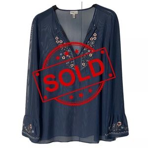 Mimi Maternity Elegant Blouse FREE SHIPPING Notes